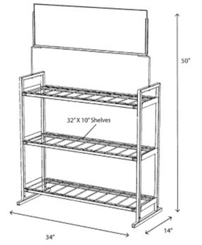 Odyssey Battery 9-Battery Display Rack (3 Wide x 3 High) ODY9RETAILER ODY9RETAILER User 1