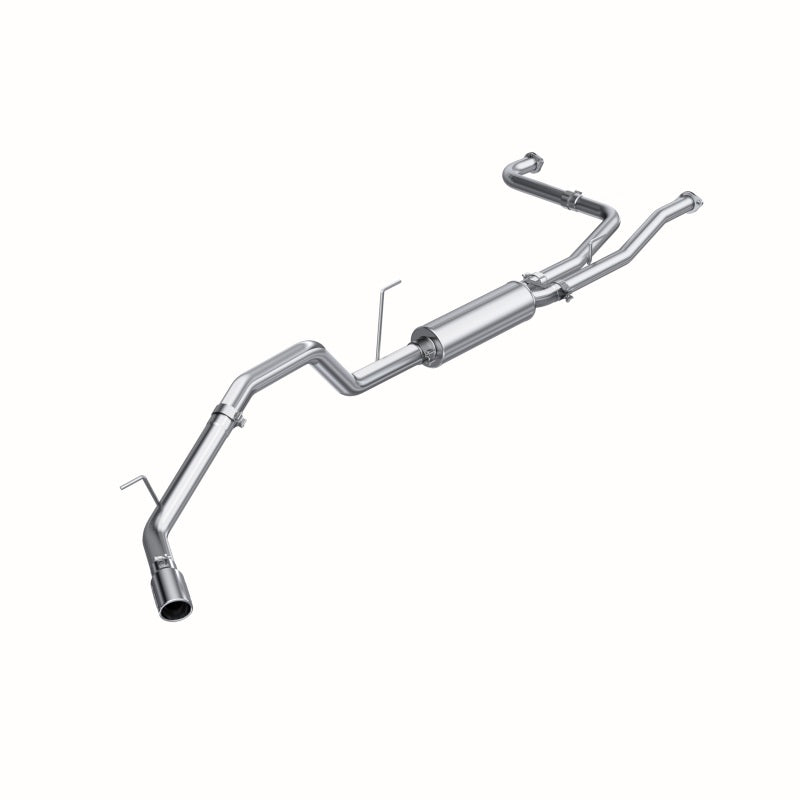 MBRP 2007-2009 Nissan Titan 5.6L EC/CC Cat Back Single Side S5404AL Photo - Primary