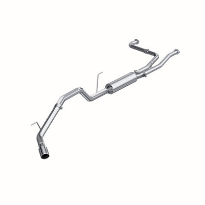 MBRP 2007-2009 Nissan Titan 5.6L EC/CC Cat Back Single Side S5404AL Photo - Primary