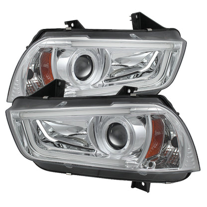 Spyder Dodge Charger 11-14 Projector Headlights Xenon/HID Model- DRL Chrm PRO-YD-DCH11-LTDRL-HID-C 5074218 5074218 Photo - Primary