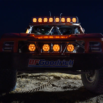 Rigid Industries 360-Series Laser 6in Amber Backlight 36211 36211 Photo - Mounted
