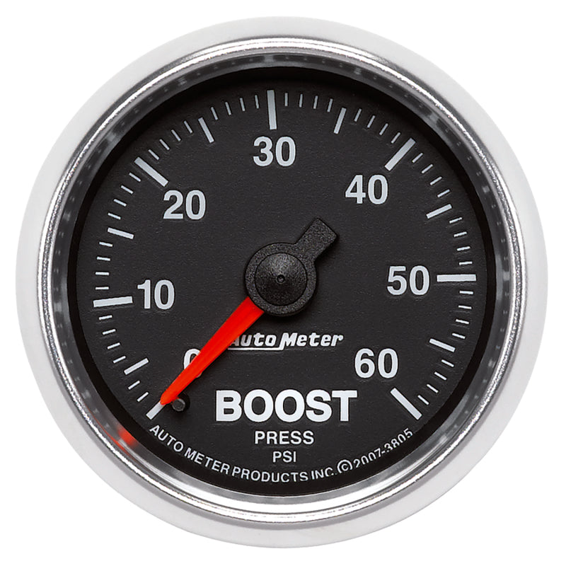 Autometer 2-1/16" Boost, 0-60 Psi, Mechanical, Gs 3805 Photo - Primary