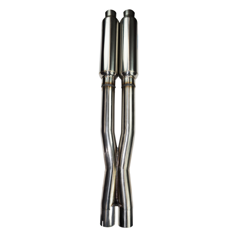 Kooks 2015+ Dodge Charger 3in OEM Style Cat-Back Exhaust w/ 4in Black Slash Cut Tips 31524210 31524210 Photo - Unmounted