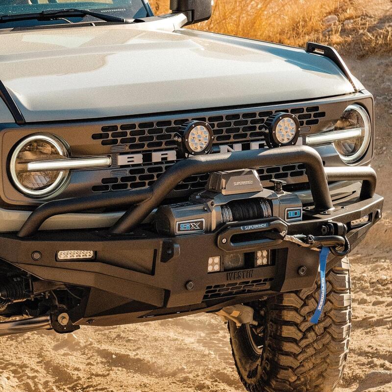 Westin 21-23 Bronco (Excl. Sport) XTS Round Bull Bar - Tex. Blk 59-731255 59-731255 Photo - Mounted