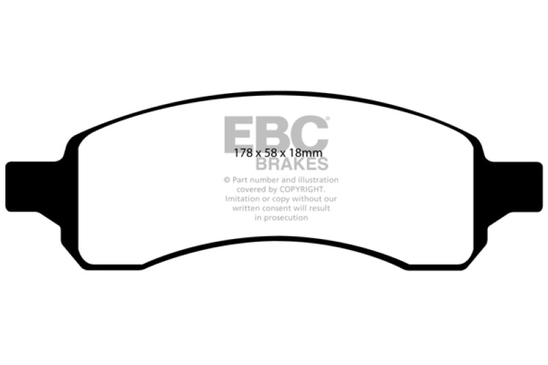 EBC Disc Brake Pad Set DP61761 Photo - Primary
