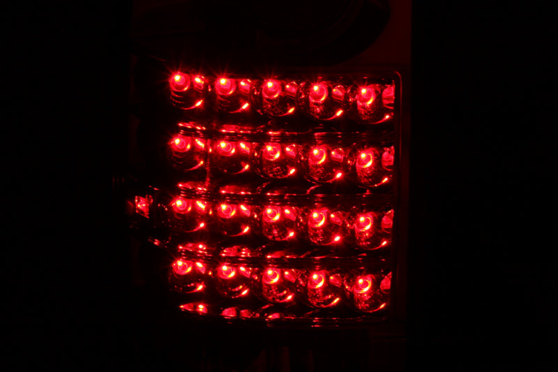 Anzo 1989-1995 Toyota Pickup LED Taillights Red/Clear 311043 Photo - Mounted