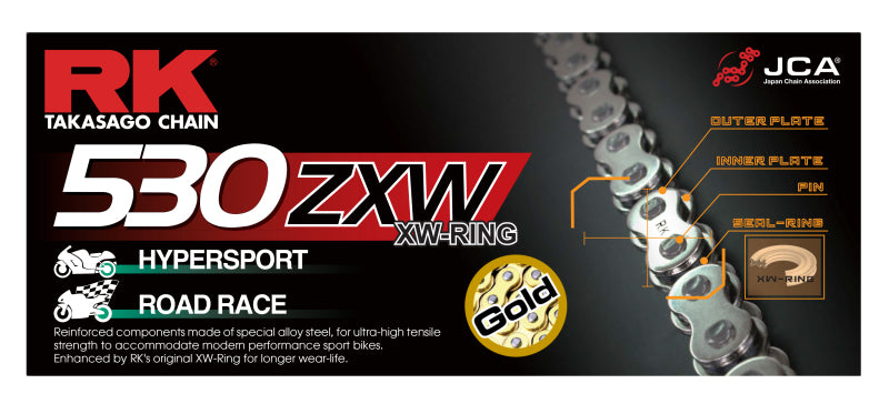 RK Chain 530ZXW-150 - Gold GB530ZXW-150 GB530ZXW-150 User 1