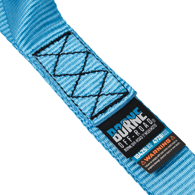 Borne Off-Road Soft Loop Tie-Down Straps (4-Pack) Blue BNRTC-SLP-4BL BNRTC-SLP-4BL Photo - Primary