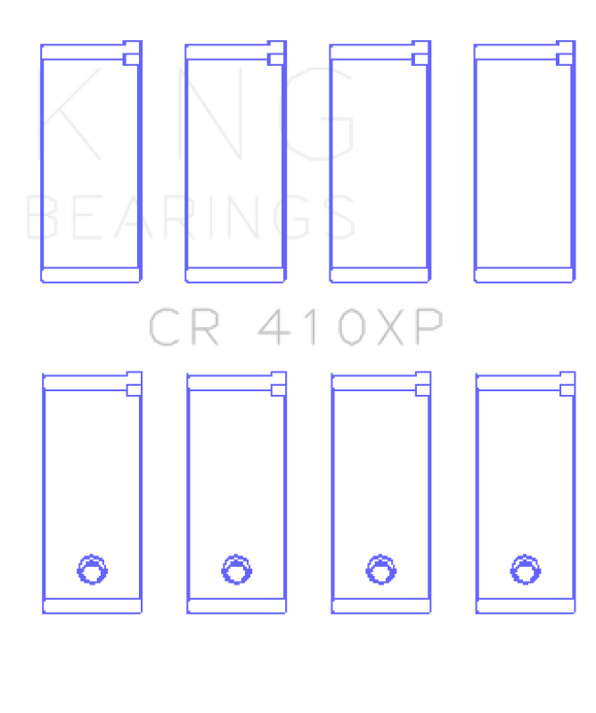 King Engine Bearings Ford Lotus 1.5L/1.6L Ohv (Size STDX) Connecting Rod Bearing Set CR410XPSTDX CR410XPSTDX Photo - Primary