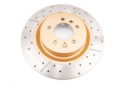 DBA 14-15 Land Rover Range Rover (w/o Brembo Brakes) Front Drilled & Slotted Street Series Rotor 2096X 2096X Photo - Primary