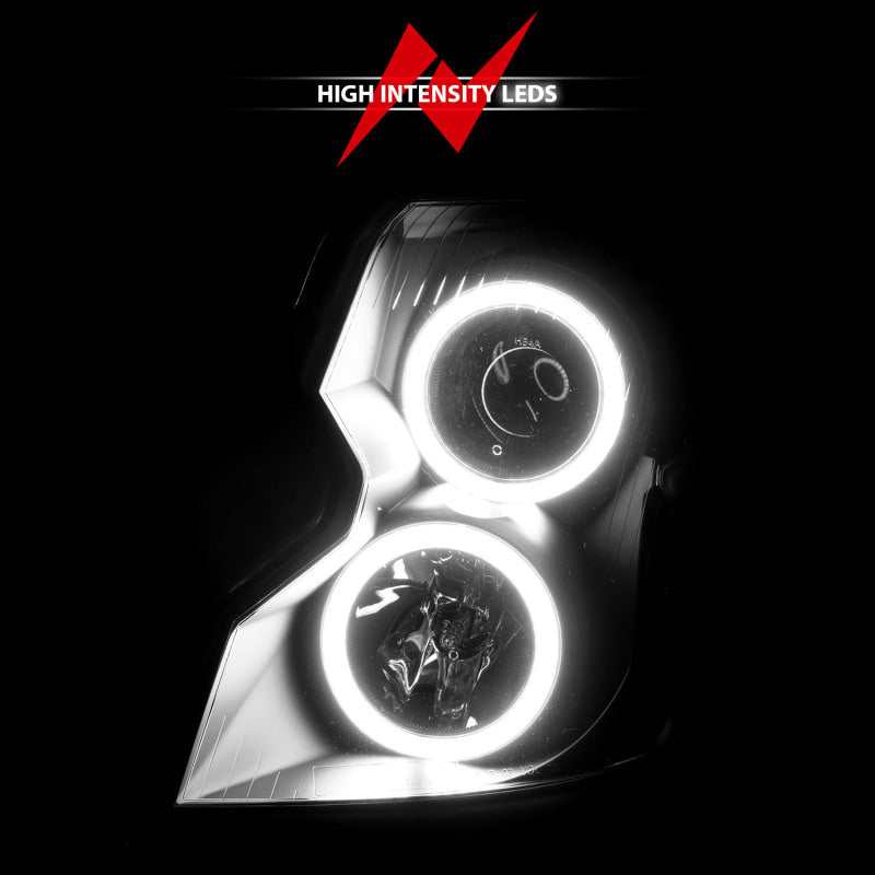 Anzo 2003-2007 Cadillac Cts Projector Headlights w/ Halo Black (CCFL) 121417 User 6