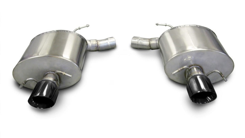 Corsa Performance 09-13 Cadillac CTS Sedan V 6.2L V8 Black Sport Axle-Back Exhaust 14941BLK Photo - Primary