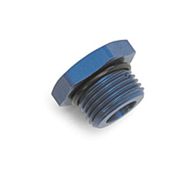 Russell -10 AN Straight Thread Plug Adapter (Blue Finish) 660290 Photo - Primary