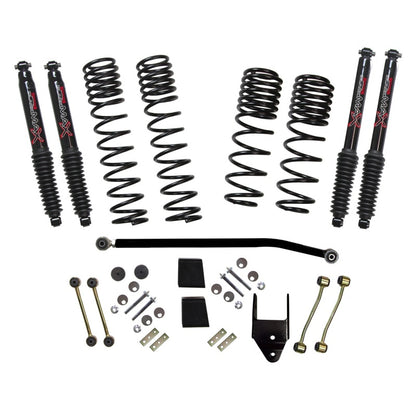 Skyjacker 2020 Jeep JL 4WD Diesel 3.5-4in Dual Rate Long Travel Sus Lift Kit w/ Black Max Shocks JL40BPBLTD JL40BPBLTD Photo - Primary