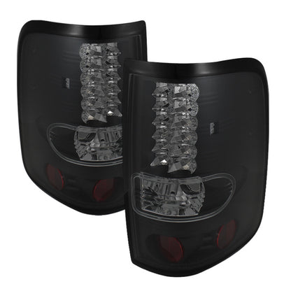 Spyder Ford F150 side 04-08 (Not Fit Heritage & SVT)LED Tail Lights Blk Smke ALT-YD-FF15004-LED-BSM 5078131 5078131 Photo - Primary