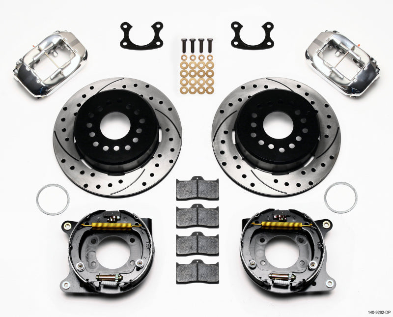 Wilwood Forged Dynalite P/S Park Brake Kit Drill-Polish Small Ford 2.50in Offset 140-9282-DP 140-9282-DP Photo - Primary