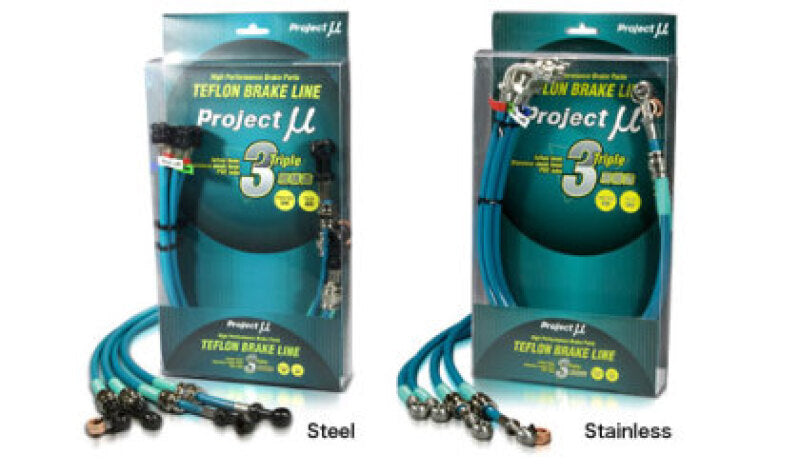 Project Mu Suzuki Cappuccino Stainless Steel Clear Teflon Brake Lines BLS-001BC BLS-001BC User 1