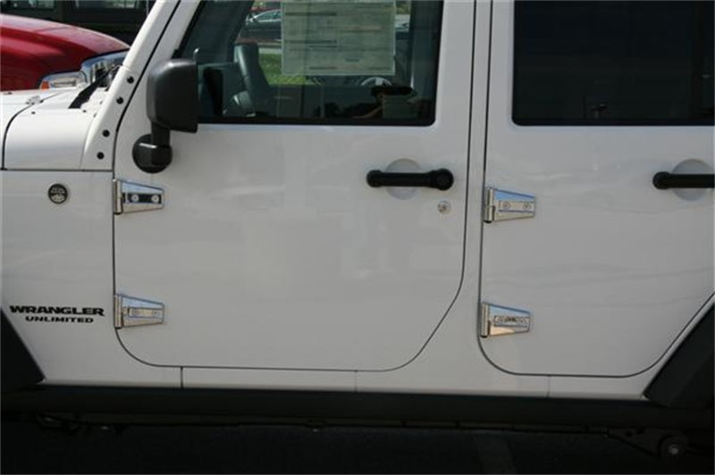 Putco 2007-2017, Jeep Wrangler - Hinge Covers (Also fits Sahara Edition) 401271 Photo - Mounted