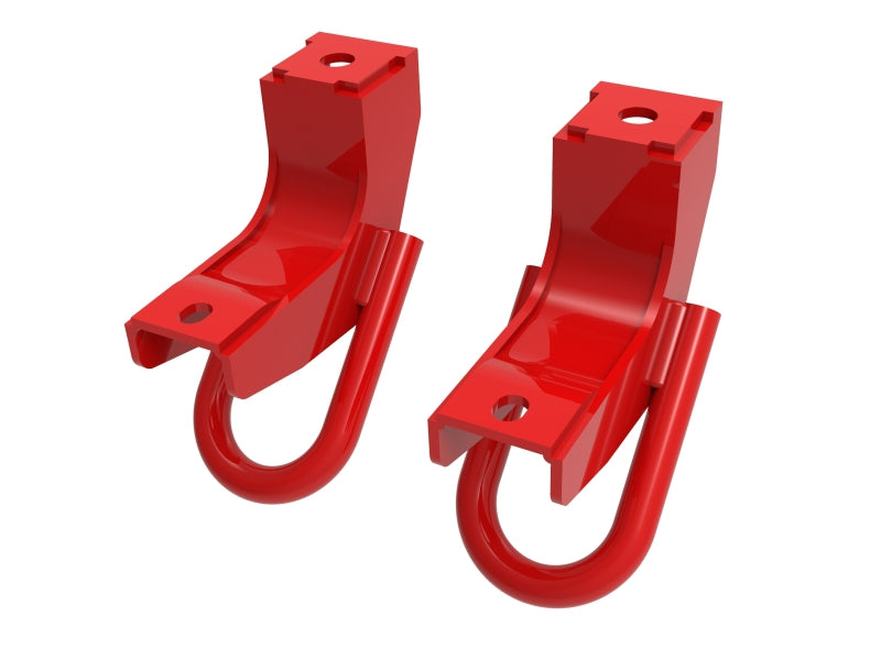 aFe Control Front Tow Hook Red 2022 Toyota Tundra 3.5L V6 450-72T001-R 450-72T001-R Photo - Unmounted