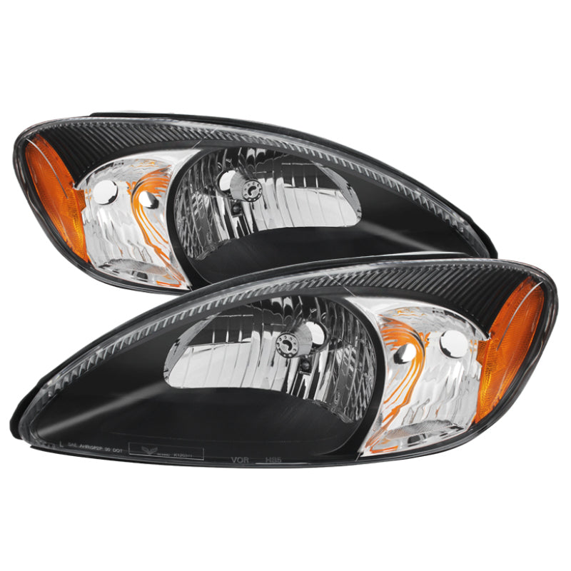 SPYDER Xtune Ford TaurUS 2000-2007 Crystal Headlights Black HD-JH-FTA00-AM-BK 9024740 9024740 Photo - Primary