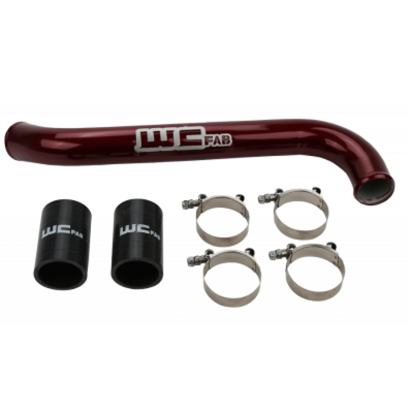 Wehrli 17-19 Chevrolet 6.6L L5P Duramax Upper Coolant Pipe - Bengal Silver WCF100742-BS