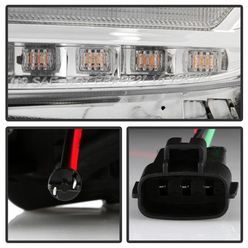 Spyder 16-20 Toyota Tacoma Halogen Model Only High-Power LED Headlights - Chrome PRO-YD-TT16HALAP-C 5088369 5088369 Photo - Unmounted