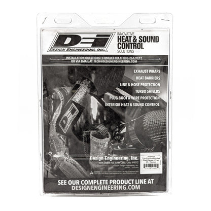 DEI Pipe Shield 6in w x 2ft - w/ Stainless Steel Clamps - Titanium 10451 10451 Photo - in package