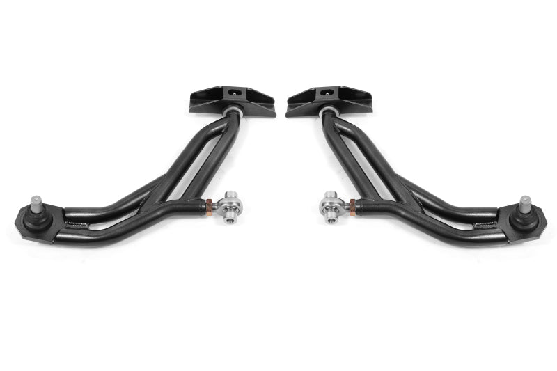BMR Suspension BMR 10-14 Ford Mustang Adj. Lower A-Arms Delrin/Rod End w/ 19mm STD. Ball Joint - Black Hammertone AA755H AA755H Photo - Primary