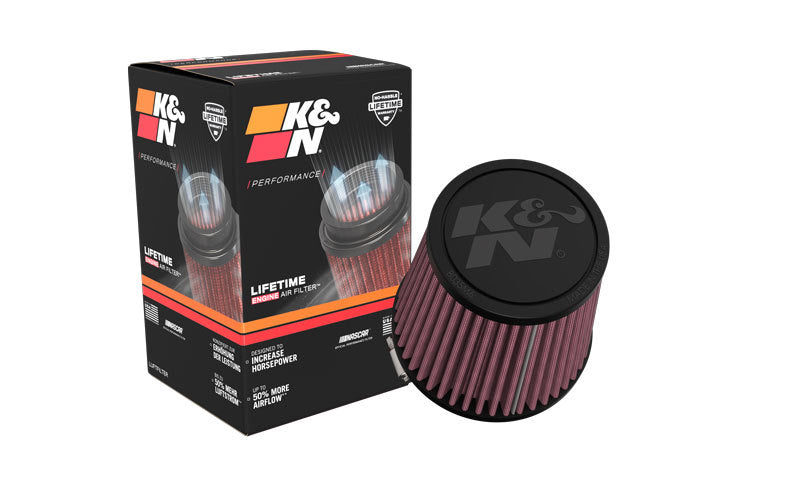 K&N Engineering K&N Universal Clamp-On Air Filter 3in FLG /4 1/2in B / 3 1/2in T / 4 3/8in H RU-9410 RU-9410 Photo - out of package