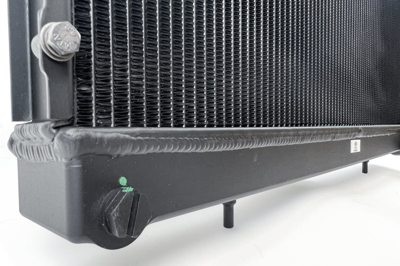 CSF R32 Nissan Skyline GT-R / GT-S Full Billet Aluminum High-Performance Radiator - Black Finish 7217B 7217B Photo - Close Up