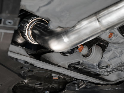 AWE Tuning 2023 Honda Civic Type R FL5 Touring Edition Exhaust w/ Triple Diamond Black Tips 3015-53287 3015-53287 Photo - Mounted