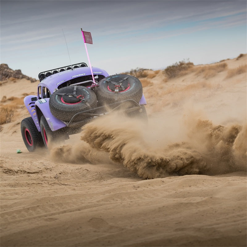 Rigid Industries x SHREDDY 360-Series 4in Lights w/Wt Bcklght (2) + 6 Covers (2 Pink/2 Teal/2 Blk) 36117-SHREDDY 36117-SHREDDY Photo - Mounted