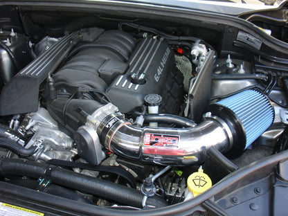 Injen 13 Jeep Grand Cherokee SRT-8 6.4L V8 Wrinkle Black Short Ram Int PF5013WB Photo - Mounted