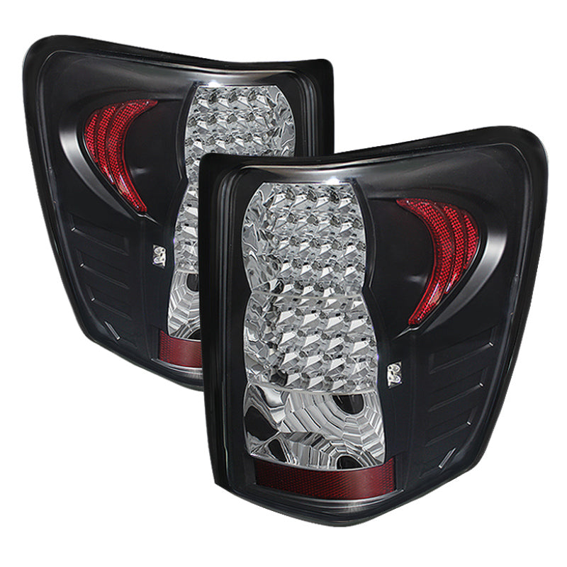 SPYDER Xtune Jeep Grand Cherokee 99-04 LED Tail Lights Black ALT-JH-JGC99-LED-BK 5073433 5073433 Photo - Primary