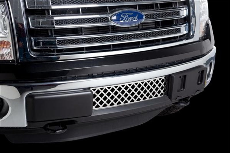Putco Stainless Steel Diamond Bumper Grille Inserts - Ford F150 - EcoBoost 82182 Photo - Mounted