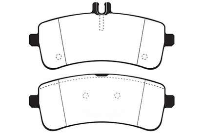 EBC 2015+ Mercedes-Benz C63 AMG (W205) Yellowstuff Rear Brake Pads DP42350R DP42350R Photo - Primary