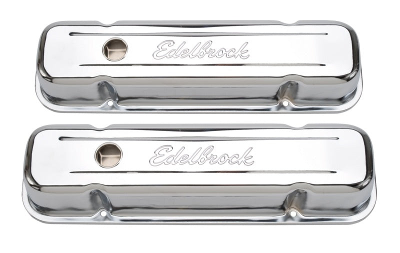 Edelbrock Valve Cover, Signature Series, Pontiac, 1962-1979 301-455 CID V8, Tall 4457 Photo - Primary