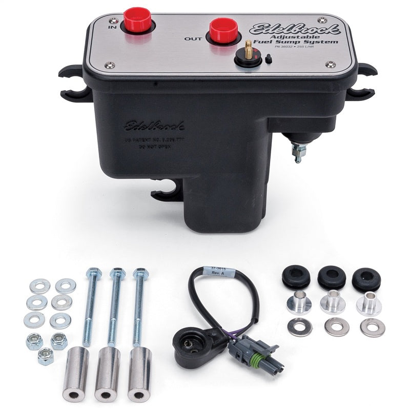 Edelbrock Fuel System Universal Fuel Sump Module Adjustable Fuel Sump 36032 Photo - Primary