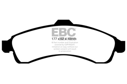 EBC Disc Brake Pad Set UD882 Photo - Primary