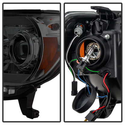 Spyder Toyota Tacoma 12-16 Projector Headlights Light Bar DRL Smoke PRO-YD-TT12-LBDRL-SM 5081728 5081728 User 1