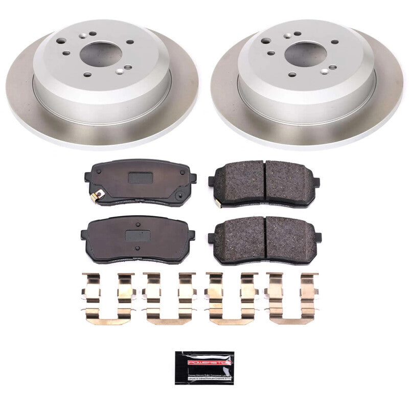 PowerStop Power Stop 07-12 Hyundai Veracruz Rear Semi-Coated Rotor Kit SC5920 SC5920 Photo - Primary