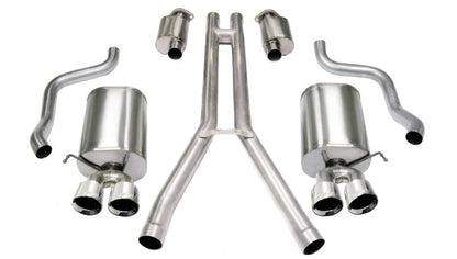 Corsa Performance 04-08 Cadillac XLR 4.6L Polished Sport Cat-Back Exhaust 14156 Photo - Primary