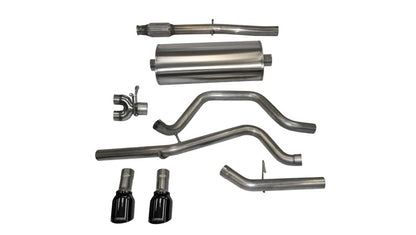 Corsa 14 GMC Sierra/Chevy Silv 1500 Crew Cab/Std. Bed 5.3L V8 Black Sport Dual Rear CB Exhaust 14870BLK 14870BLK Photo - Primary