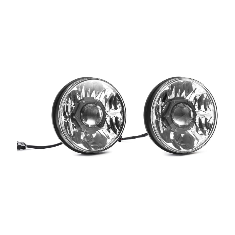 KC HiLiTES 07-18 Jeep JK (Not for Rubicon/Sahara) 7in. Gravity LED Pro DOT Headlight (Pair Pack Sys) 42341 42341 Photo - Primary