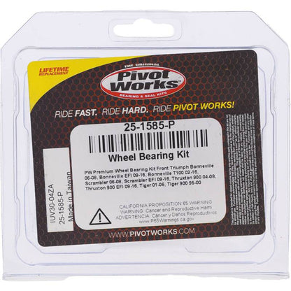 Pivot Works Triumph Wheel Bearing Kit Premium Bearings 25-1585-P 25-1585-P Photo - Primary