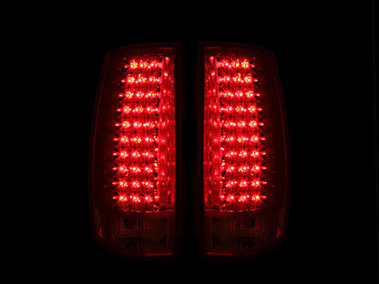 Anzo 2007-2014 Chevrolet Suburban LED Tail lights Black G4 311142 Photo - Mounted