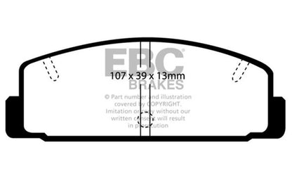 EBC Disc Brake Pad Set DP4729R Photo - Primary
