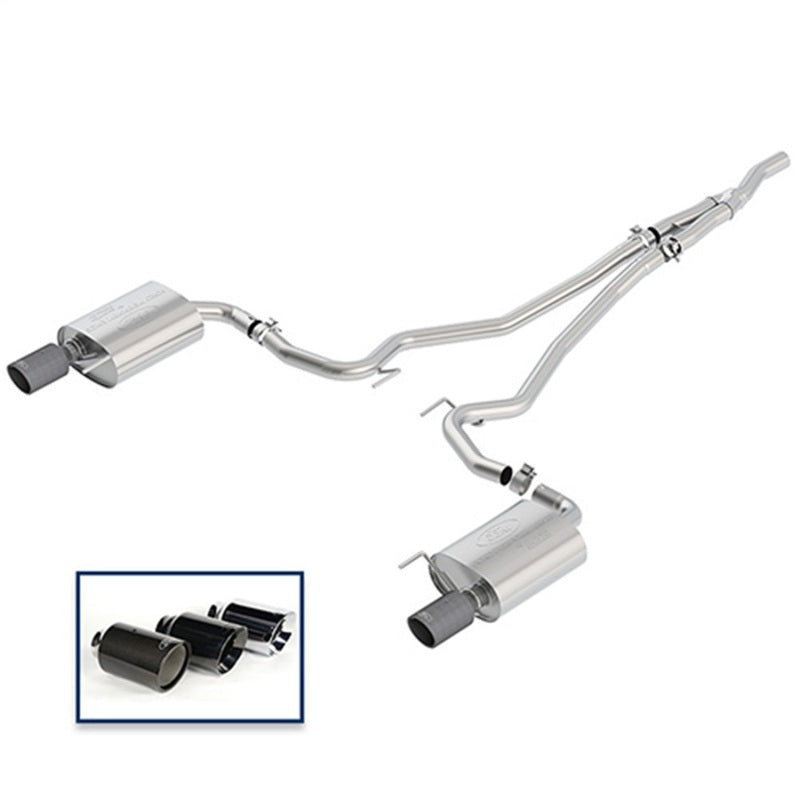 Ford Performance Parts Ford Racing 2018 Mustang 2.3L Ecoboost Cat-Back Touring Exhaust System M-5200-M4TFA Photo - Primary