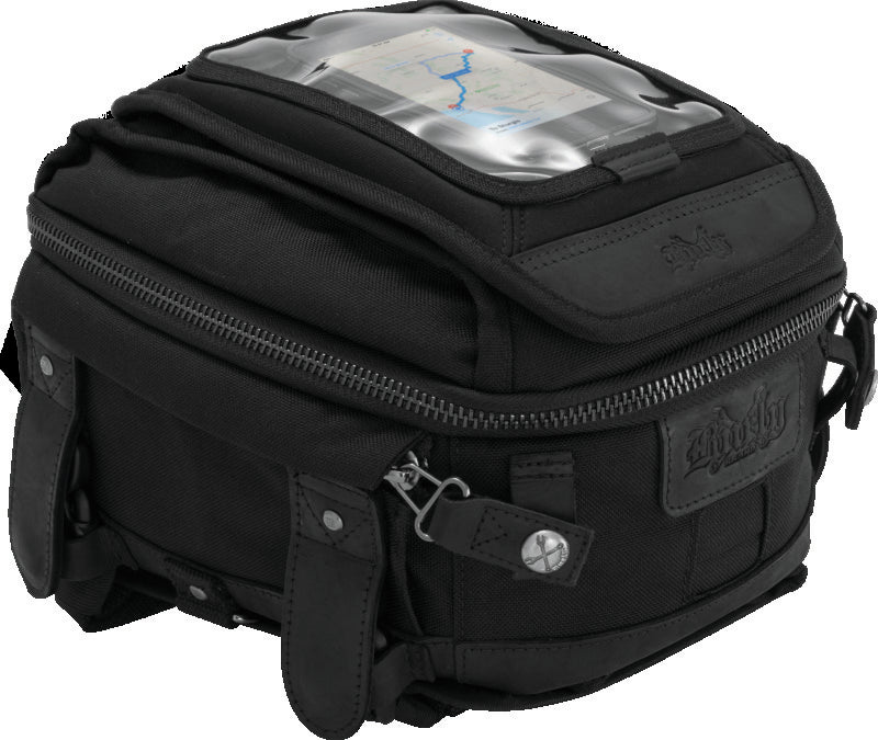 Burly Brand Voyager Tank/Tail Bag - Black B15-1010B B15-1010B Photo - Primary
