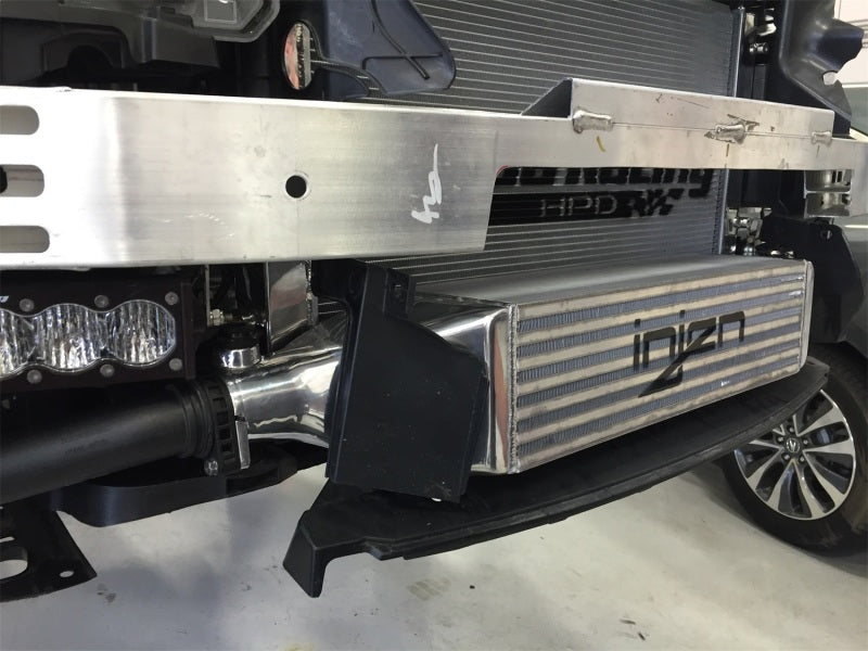 Injen 16-17 Honda Civic I4-1.5L Turbo 10th Gen. Bar and Plate FMIC (60 FM1573i Photo - Mounted